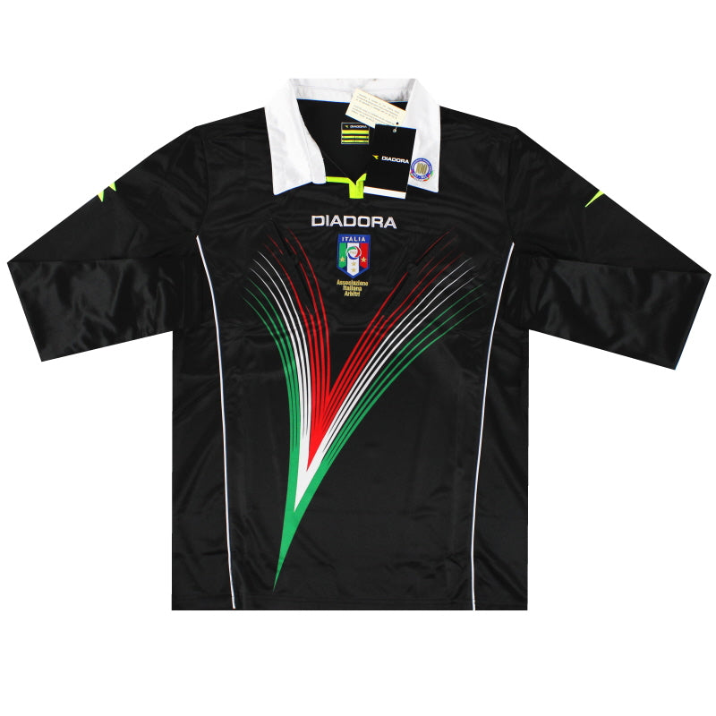 Camiseta Diadora '100 años' de la Asociación Italiana de Árbitros 2010-11 *NUEVA EN CAJA* Talla S