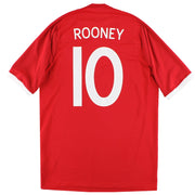Camiseta Umbro de visitante de Inglaterra 2010-11 Rooney #10 XL