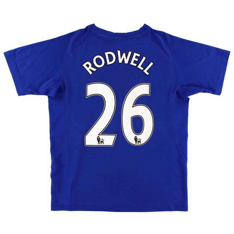 2010-11 Camiseta de casa Everton Le Coq Sportif Rodwell #26 L