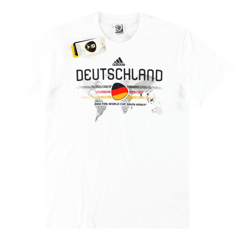 2010-11 Alemania camiseta gráfica adidas *A ESTRENAR* XL