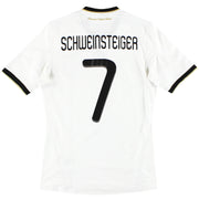 Camiseta de Alemania adidas de casa 2010-11 Schweinsteiger #7 L