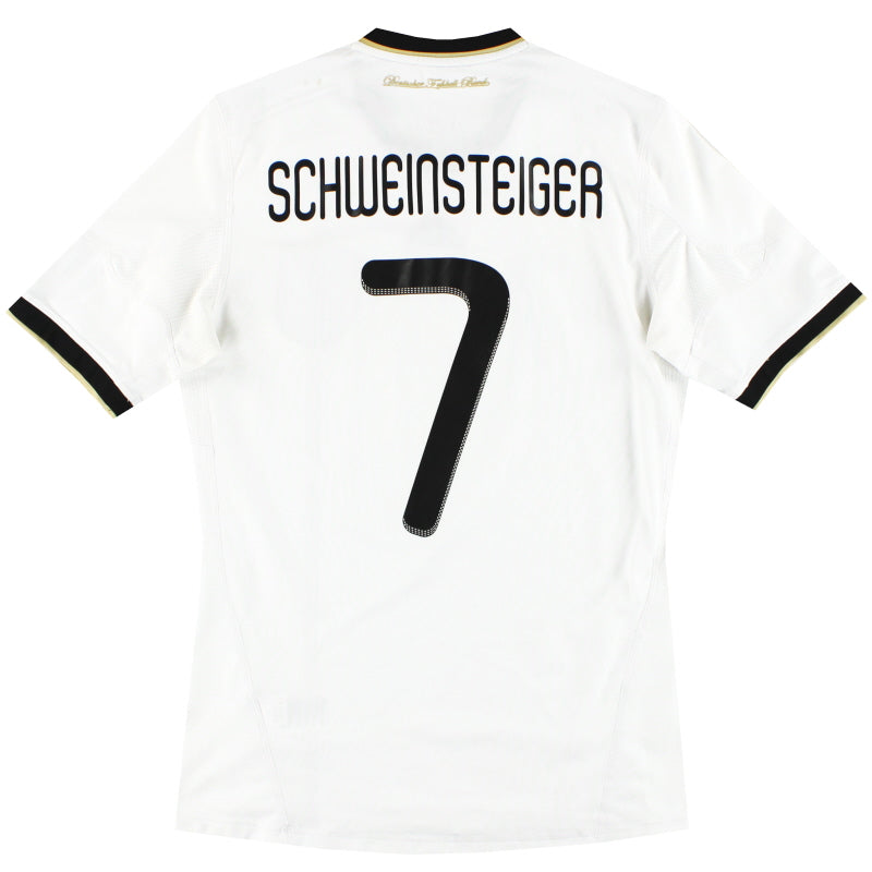 Camiseta de Alemania adidas de casa 2010-11 Schweinsteiger #7 L