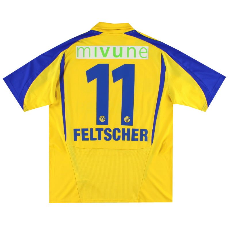 Camiseta de Jugador del Grasshoppers (edición especial) de Visitante adidas 2010-11 Feltscher #11 L