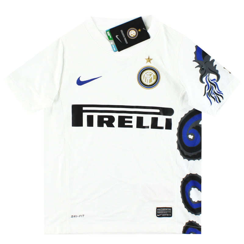 2010-11 Inter de Milán Nike Camiseta Visitante *Nueva en Caja* XS.Niño