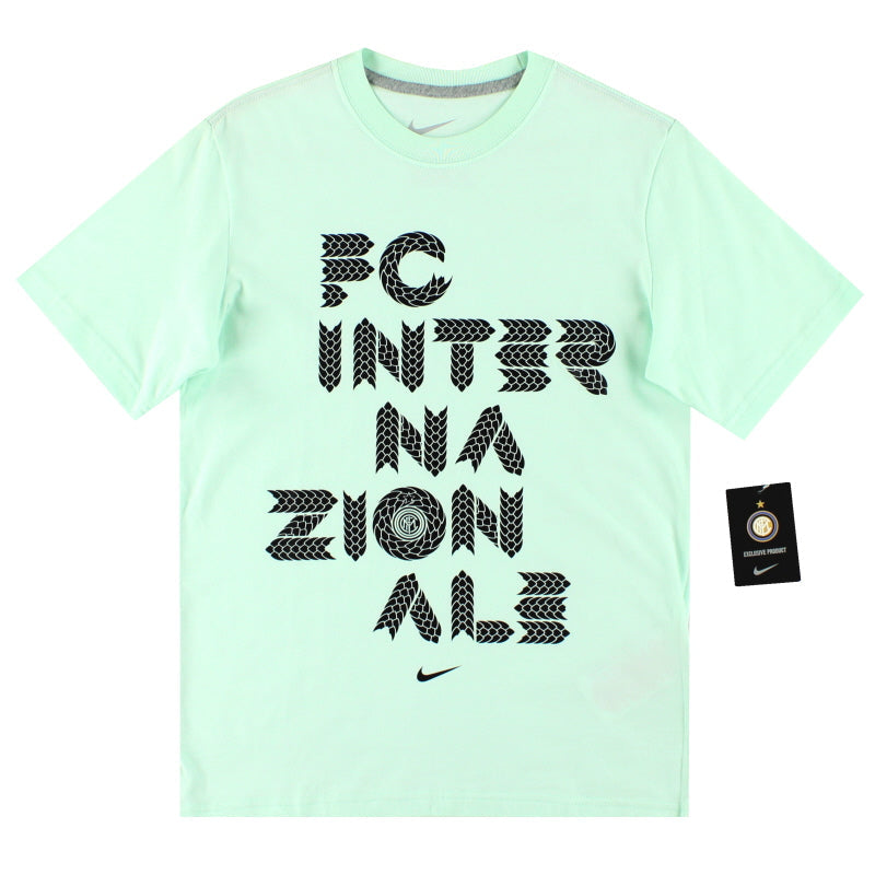 2010-11 Inter de Milán Nike Graphic Tee *A ESTRENAR* M.Niños