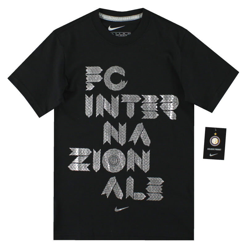 2010-11 Inter de Milán Nike Graphic Tee *A ESTRENAR EN CAJA* XS.Niño