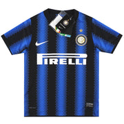 2010-11 Inter de Milán Nike Camiseta Local XS.Niños
