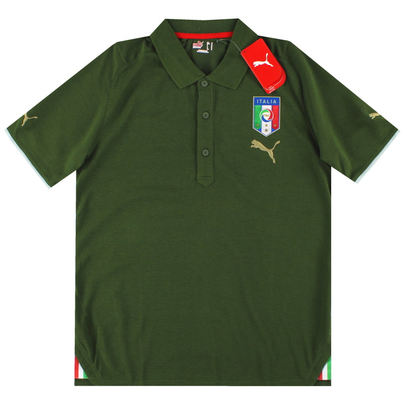 2010-11 Italia Puma Polo Shirt *NUEVA CON ETIQUETAS* S