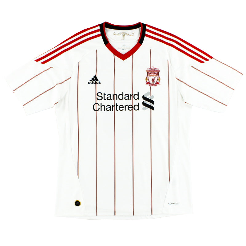 2010-11 Liverpool adidas Away Shirt S