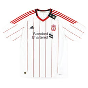 Camiseta de la segunda equipación del Liverpool 2010-11 adidas *con etiquetas* S