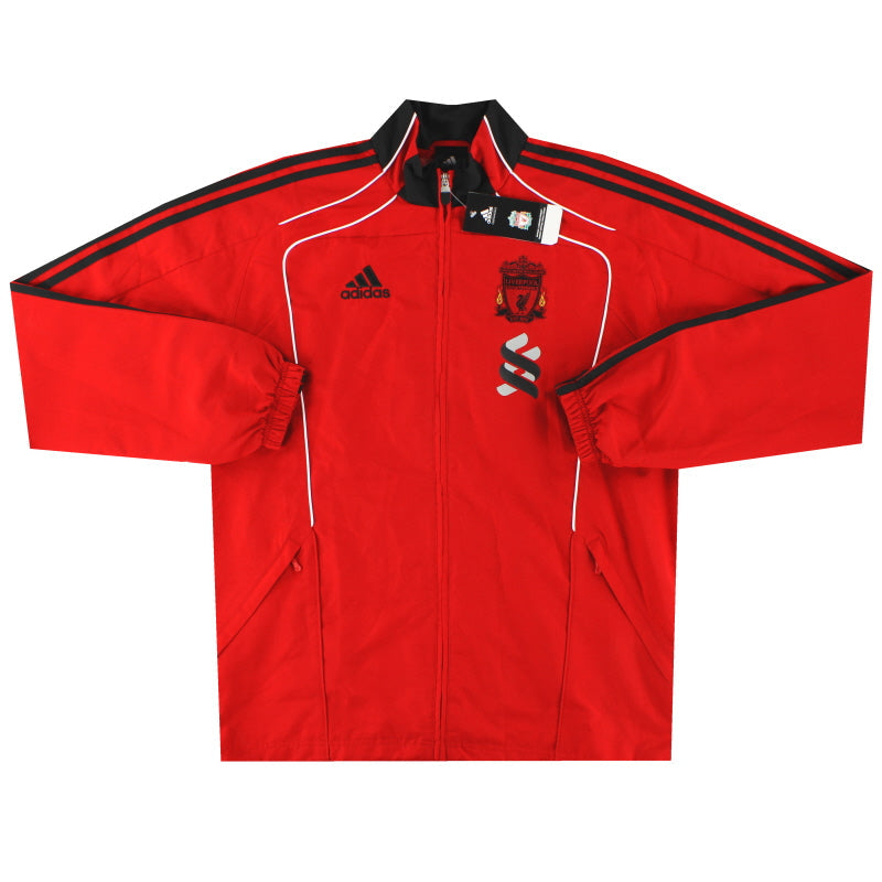Chaqueta de chándal de presentación adidas del Liverpool 2010-11 *con etiquetas* Talla L