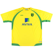 Camiseta de local del Norwich City 2010-11 Talla XL