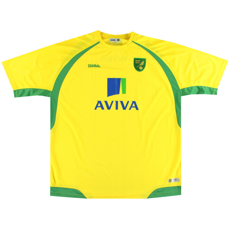Camiseta de local del Norwich City 2010-11 Talla XL