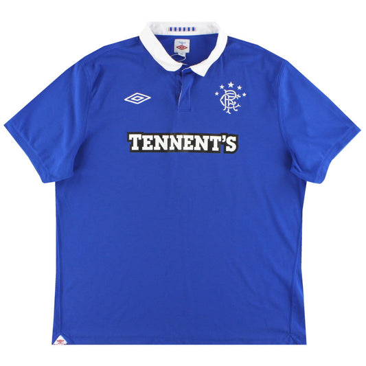 2010-11 Rangers Umbro Home Shirt XL
