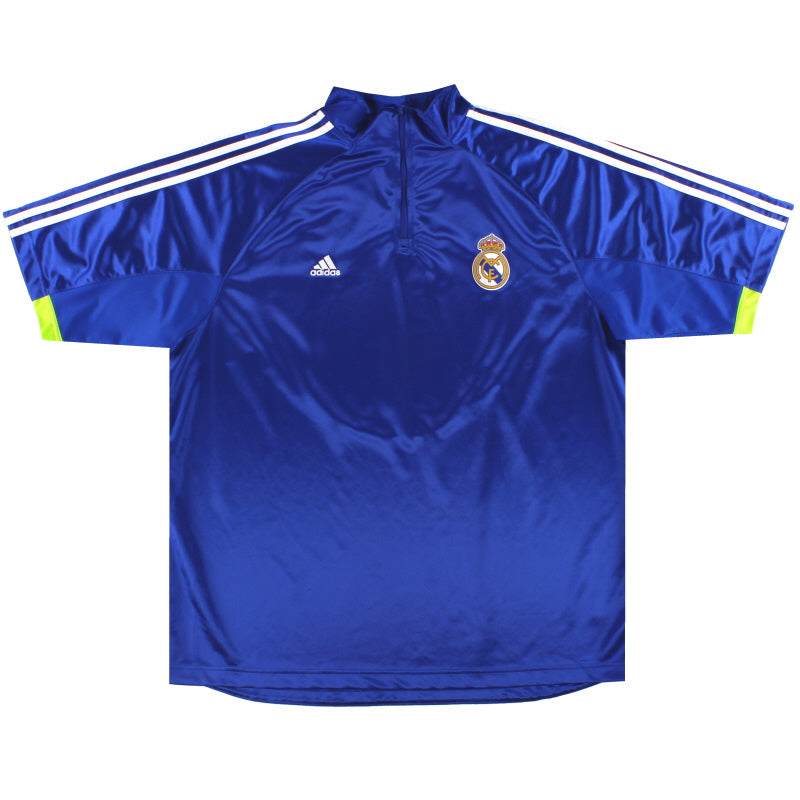Camiseta de Entrenamiento Real Madrid adidas 1/4 Cremallera 2010-11 Talla XXL