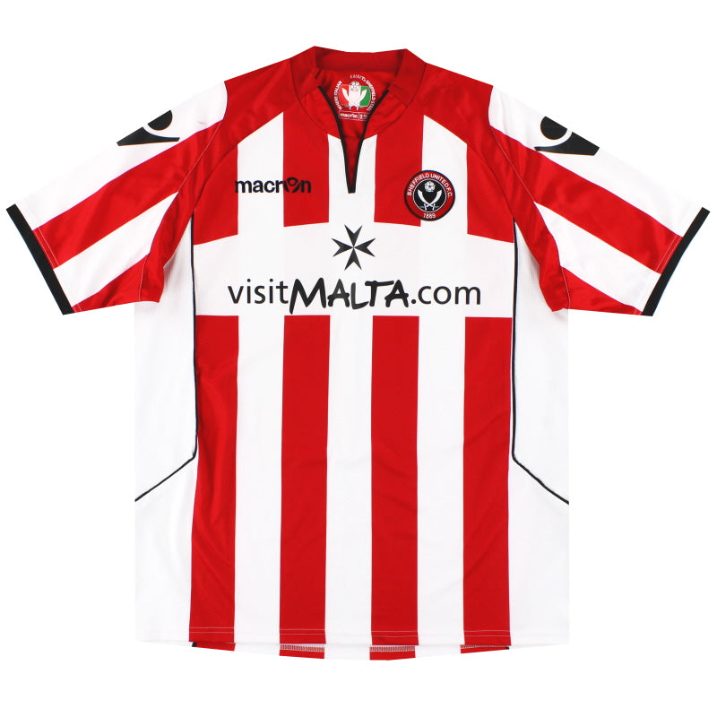 Camiseta Macron del Sheffield United 2010-11 Local *Como nueva* L