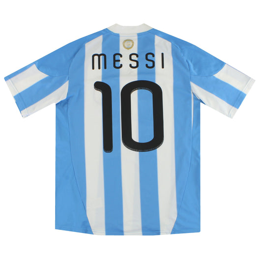 2010-11 Argentina adidas Home Shirt Messi #10 M
