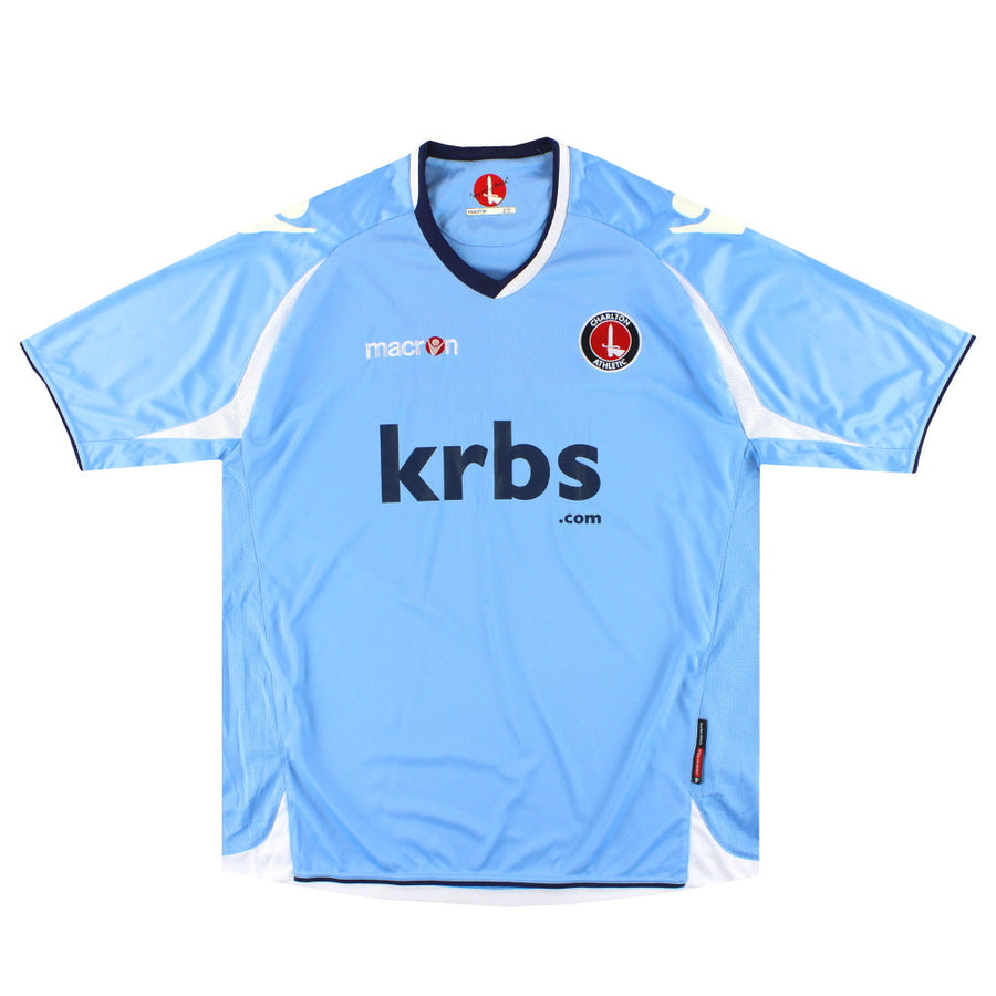 Camiseta de visitante Macron del Charlton 2010-11 Talla XL