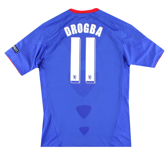 2010-11 Chelsea adidas Home Shirt Drogba #11 M