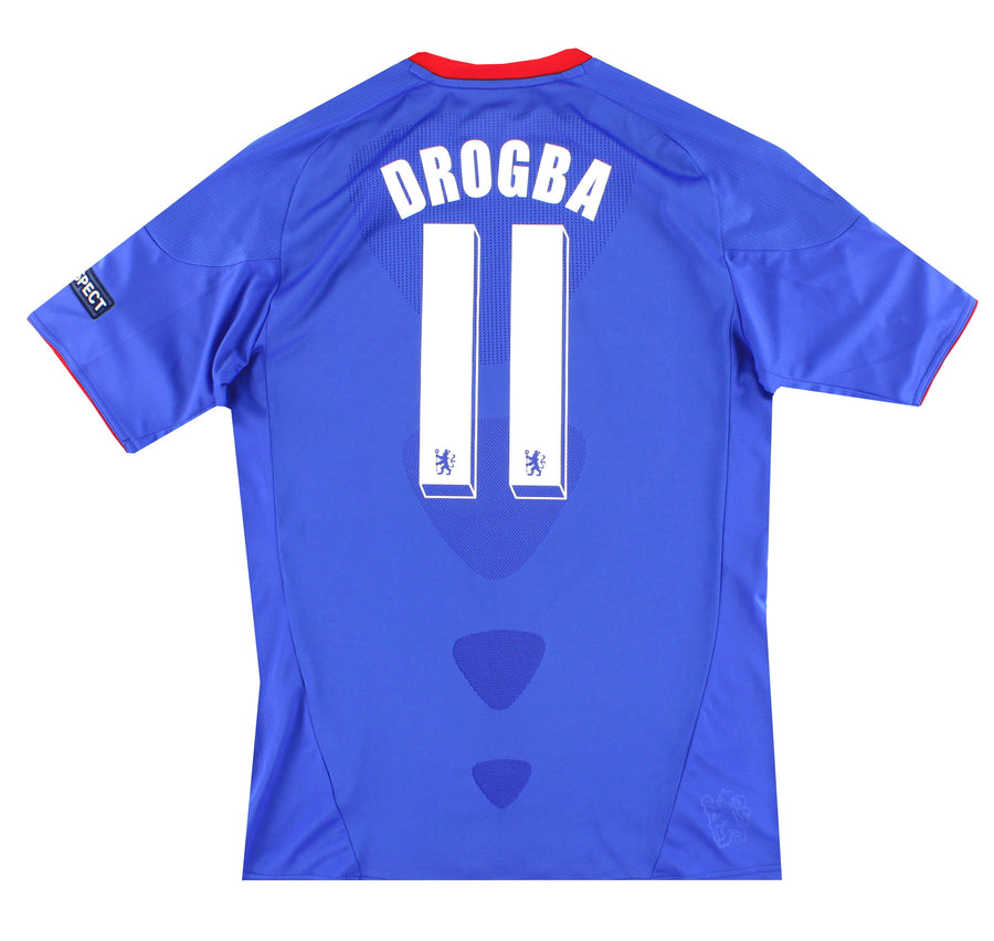 2010-11 Chelsea adidas Home Shirt Drogba #11 M
