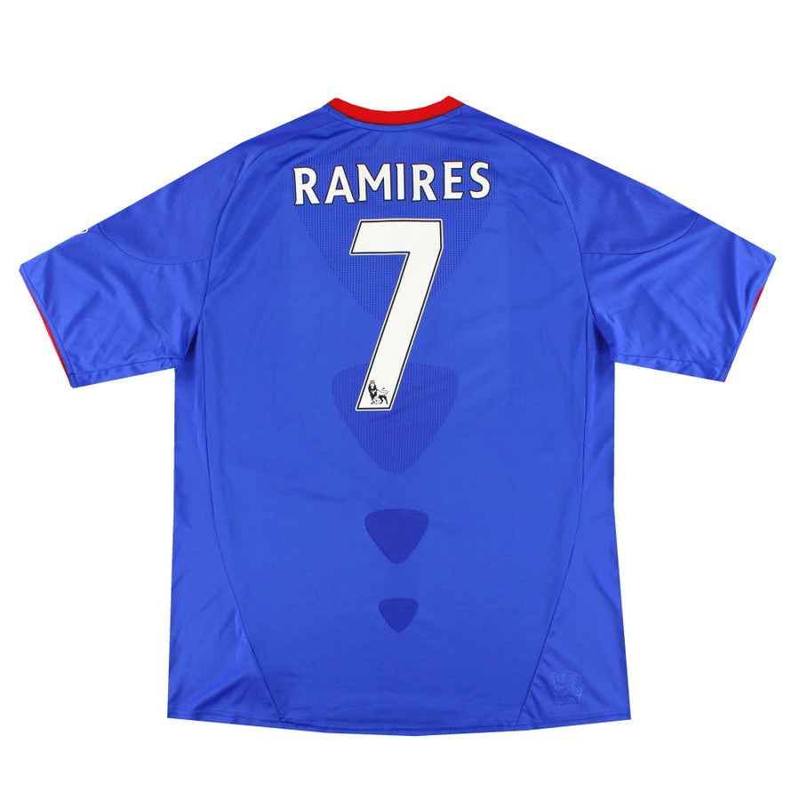 Camiseta de local del Chelsea adidas 2010-11 Ramires #7 XXL