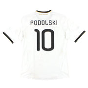2010-11 Alemania camiseta de local adidas Podolski #10 L