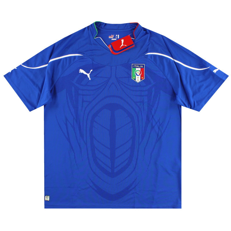 Camiseta de la primera equipación de Italia Puma 2010-12 *con etiquetas* XXL