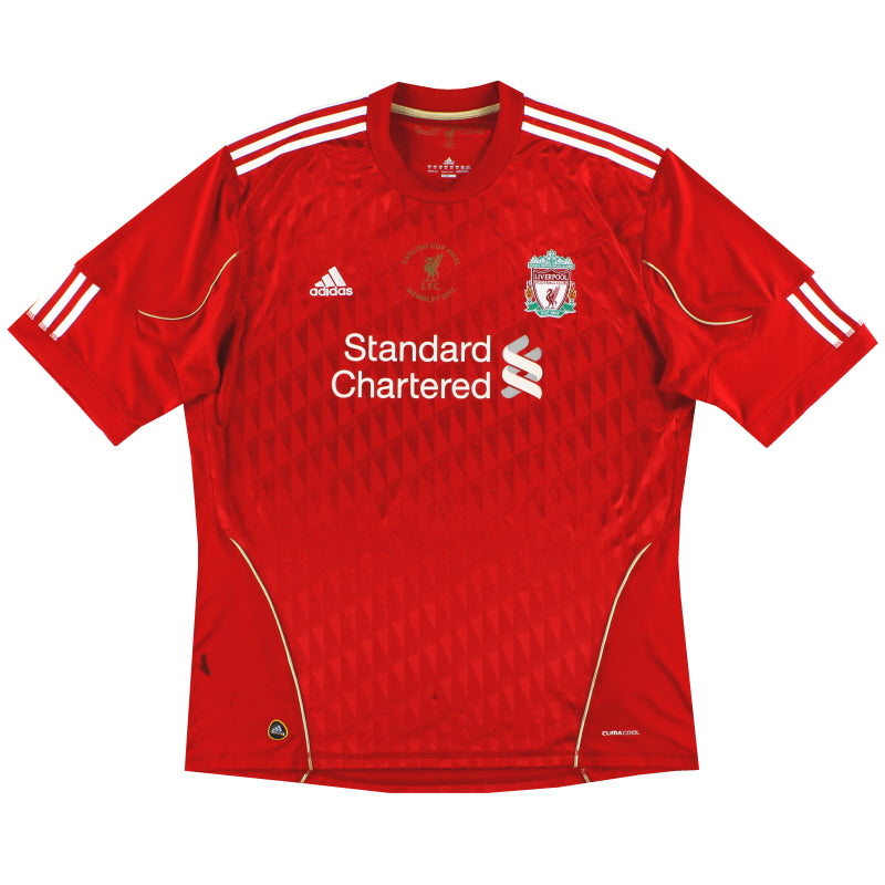 2010-12 Liverpool adidas Camiseta Local 'Final Copa Carling' XXL