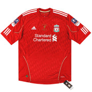 2010-12 Liverpool adidas Camiseta de local 'Final de la Copa FA' *con etiquetas* XL