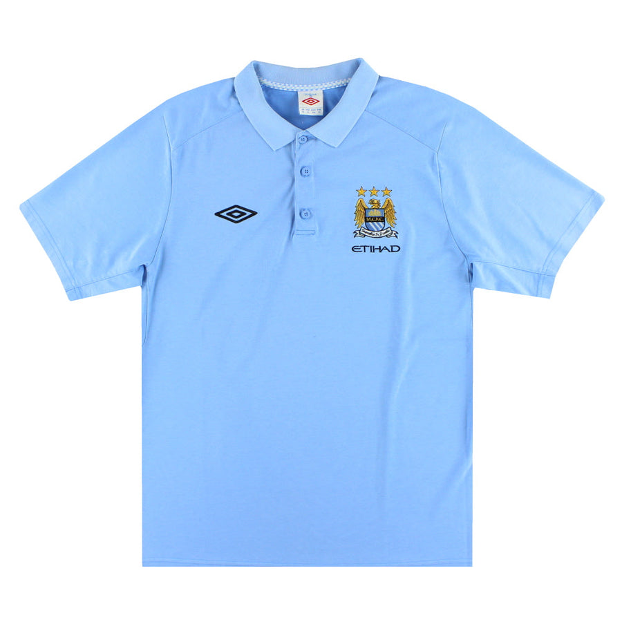 Camiseta de polo Umbro del Manchester City 2010-12 XL