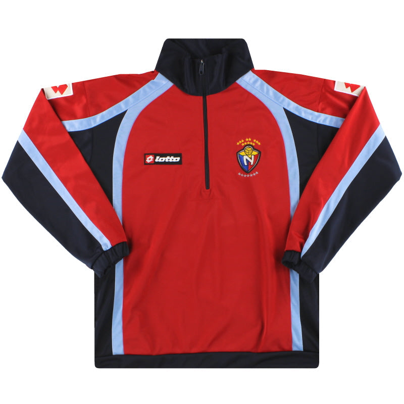 2010 El Nacional Lotto Sudadera de pista con media cremallera Talla S