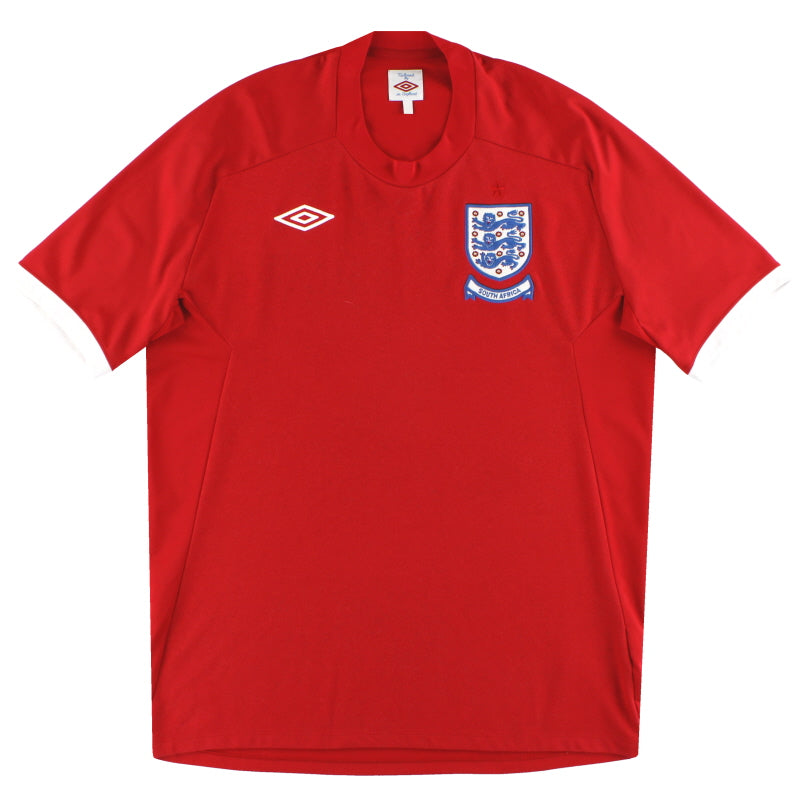 Camiseta de visitante Umbro 'South Africa' de Inglaterra 2010, talla XL