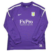 2010/11 Aston Villa #36 Jersey de Entrenamiento Nike Emitido para Jugador (XL)