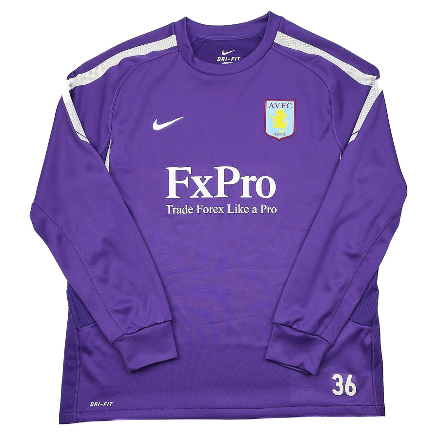 2010/11 Aston Villa #36 Jersey de Entrenamiento Nike Emitido para Jugador (XL)