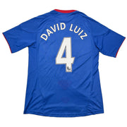 2010/11 Chelsea David Luiz #4 Camiseta Local (S) Adidas