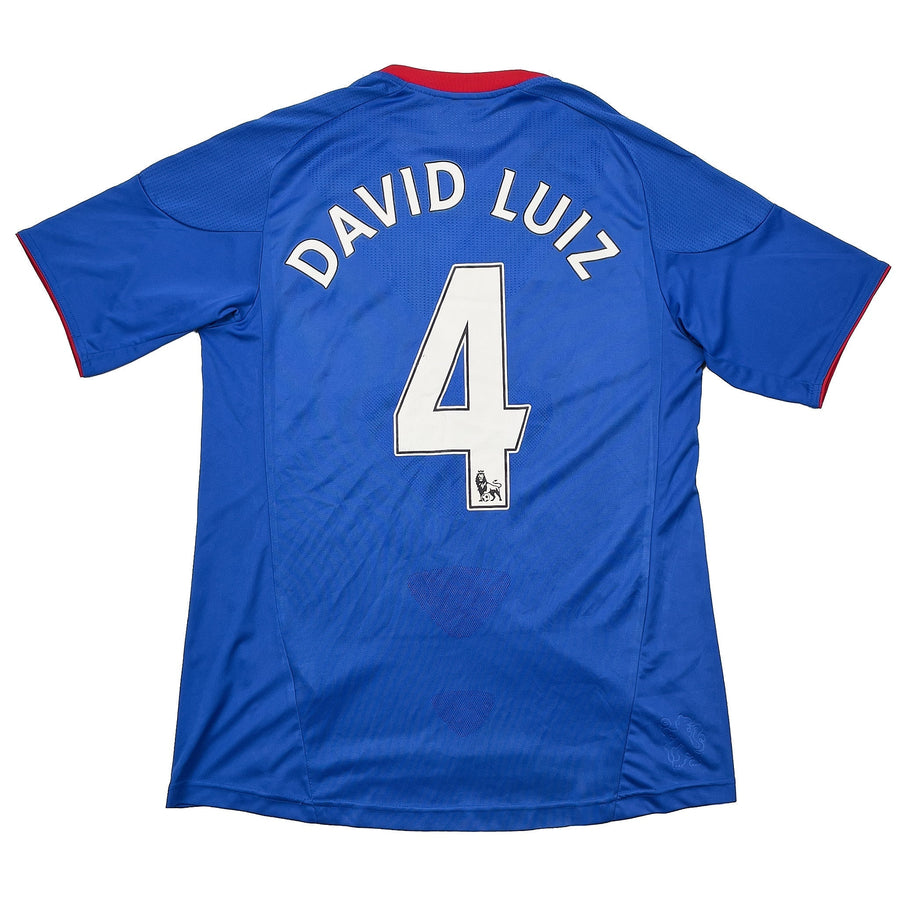 2010/11 Chelsea David Luiz #4 Camiseta Local (S) Adidas