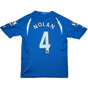 Camiseta de visitante del Newcastle Nolan #4 (XL) Puma 2010/11 *Preparada para partido + firmada*
