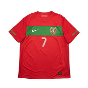 Camiseta Nike local de Portugal 2010/11 de Ronaldo #7 (M)