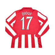 Camiseta de visitante de manga larga Umbro del Rangers Diouf #17 2010/11 (L)