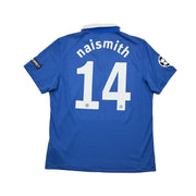 2010/11 Camiseta del Rangers Naismith #14 *Usada en partido vs Manchester United* C/L Local (L) Umbro