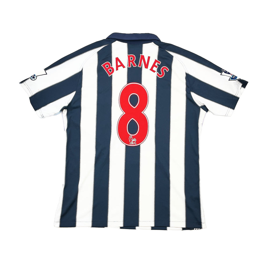 2010/11 West Brom Barnes #8 *Emitida para partido* camiseta de local (L) Umbro