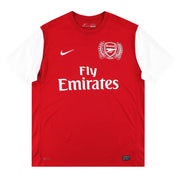 Camiseta de Local Nike del Arsenal 2011-12 del 125.º Aniversario *Impecable* XL