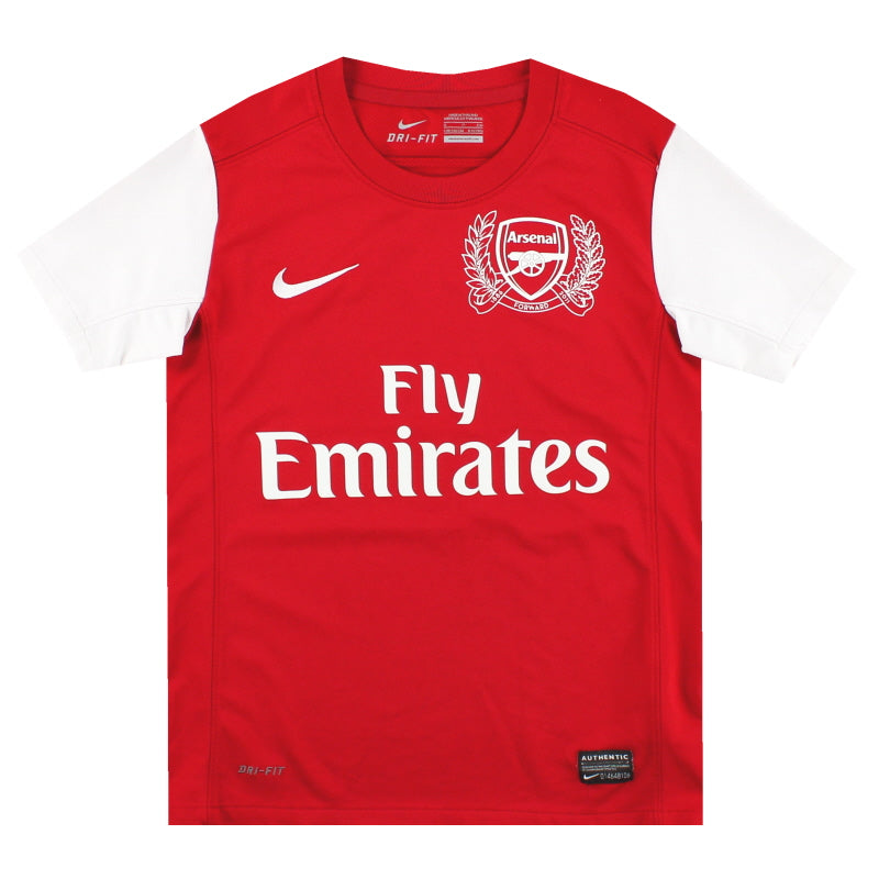 Camiseta Nike del Arsenal '125 Aniversario' Local 2011-12 Talla S.Niños