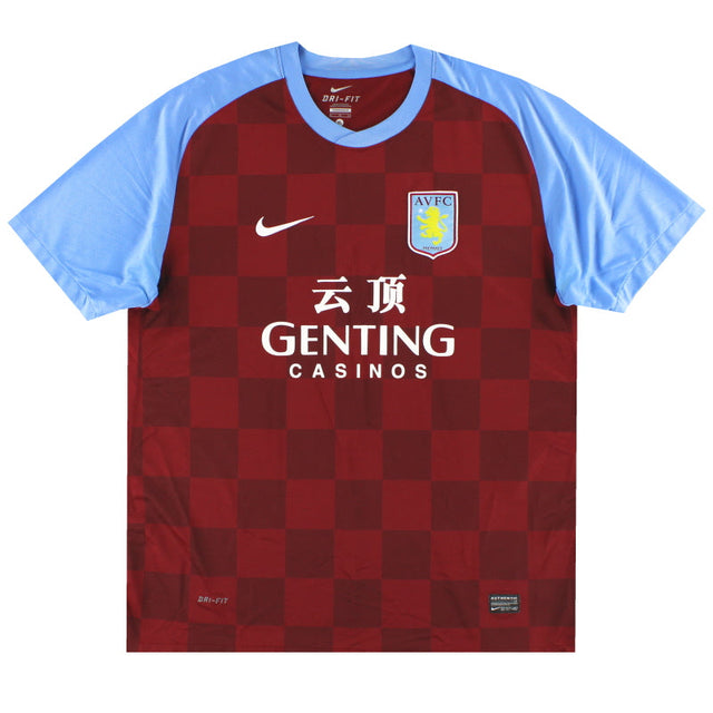 2011-12 Aston Villa Nike Home Shirt S