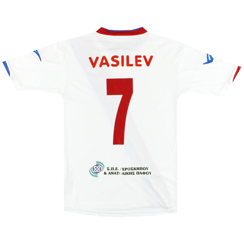 2011-12 Atromitos Yeroskipou Legea Camiseta de la segunda equipación de partido Vasilev #7 L