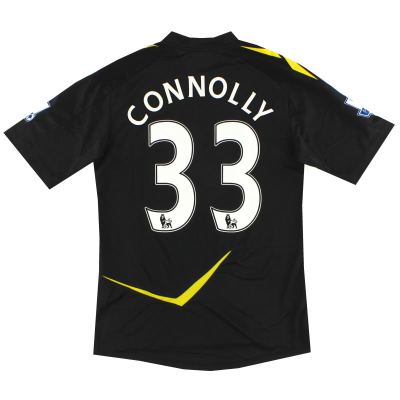 2011-12 Bolton Reebok Camiseta de Jugador de Visitante Connelly #33 *Como Nueva* M
