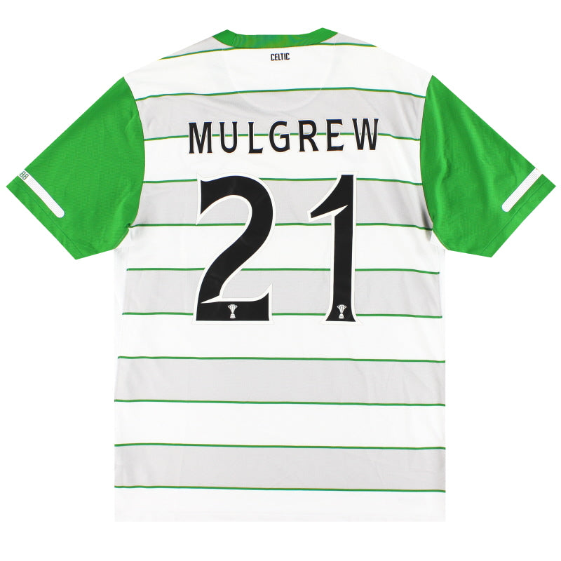 2011-12 Celtic Nike Camiseta de Visitante Mulgrew #21 M