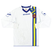 2011-12 Chievo Verona Givova Camiseta Visitante Manga Larga *con etiquetas* M