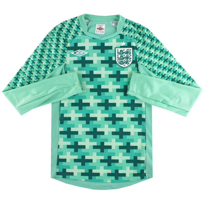 2011-12 Inglaterra Camiseta de Portero *Como Nueva* Talla S