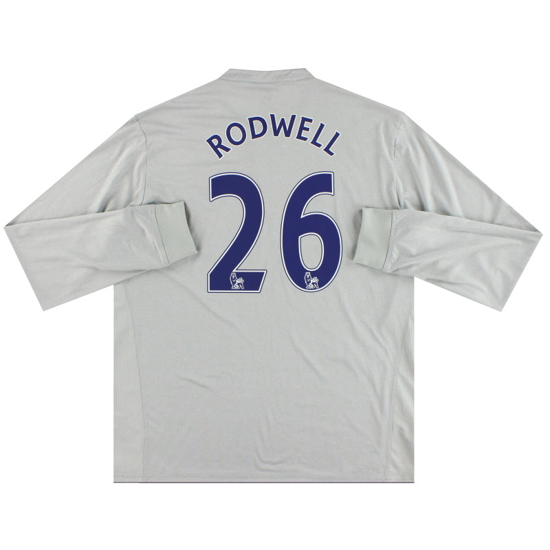 2011-12 Camiseta Tercera Equipación Everton Le Coq Sportif Rodwell #26 Manga Larga XL